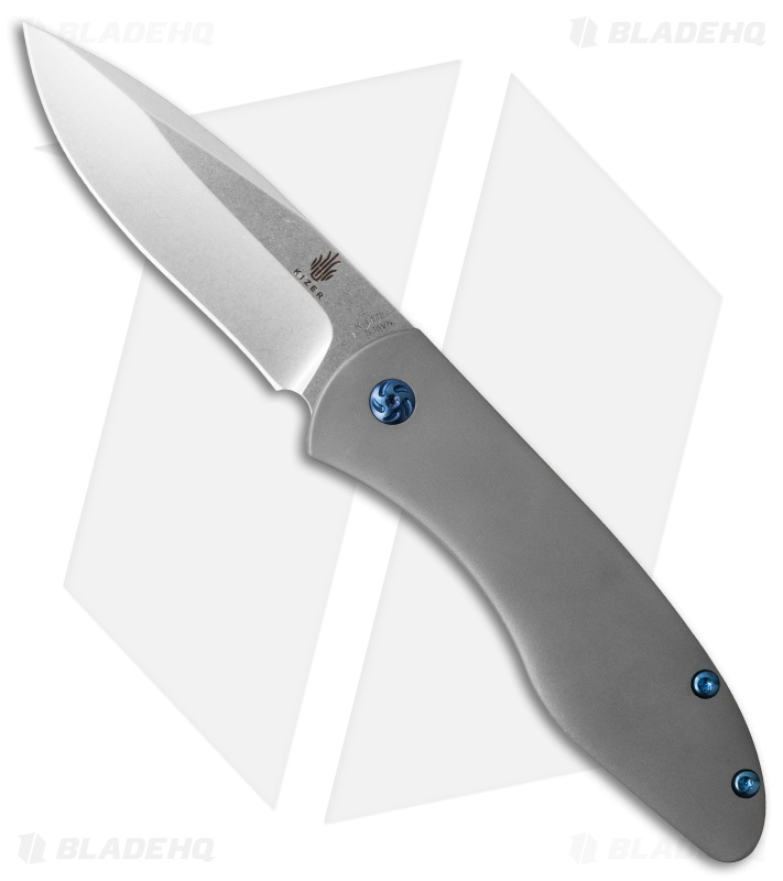 Kizer Vagnino Velox 2 Flipper Knife Titanium (3.375