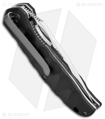 Kizlyar Supreme Knives Hero Liner Lock Knife Black G-10 (3.1" Polished)