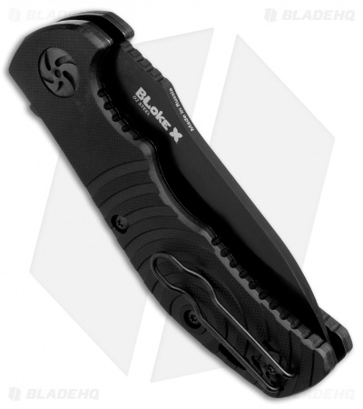 Kizlyar Supreme Knives Bloke X D2 Liner Lock Knife Black G-10 (3.75" Black)