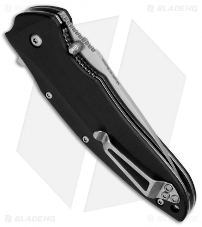 Kizlyar Supreme Knives Zedd D2 Liner Lock Knife Black G-10 (3.25