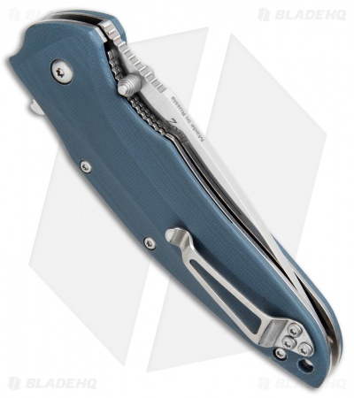 Kizlyar Supreme Knives Zorg AUS-8 Liner Lock Knife Blue G-10 (3.25 