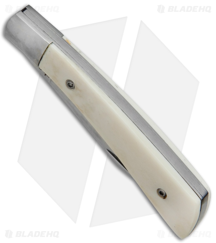 Kizlyar Supreme Knives Gent Pocket Knife Bone (3.1" Satin)
