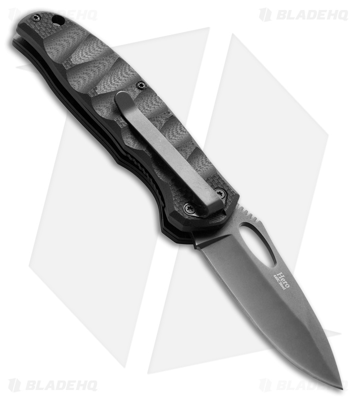 Kizlyar Hero Folding Knife Black G-10 (2.875" Black) KK0117