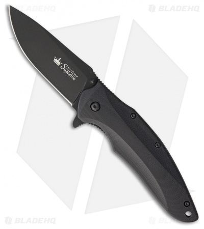 Kizlyar Supreme Zedd Folding Knife Black G-10 (3.25