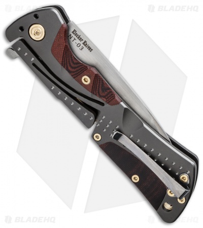 Klecker Knives Cordovan Lockback Knife (3.675