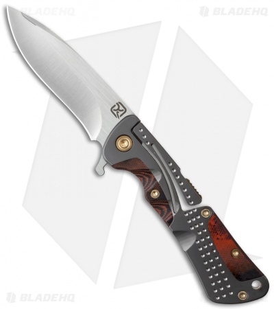 Klecker Knives Cordovan Lite Lockback Knife (2.875" Satin) NT-03A