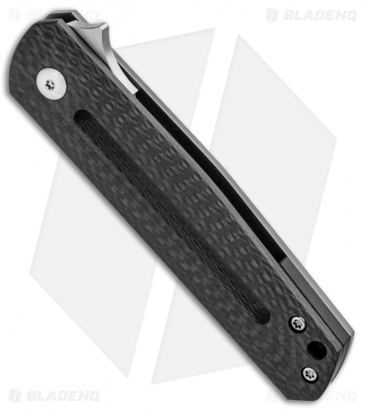 Alliance Designs Laconico EZE Flipper Knife Carbon Fiber (3" Hand Satin)