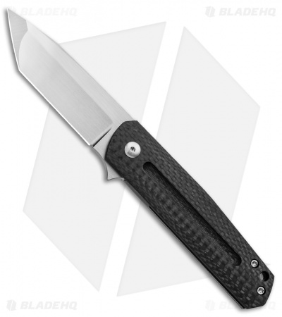 Alliance Designs Laconico EZE Flipper Knife Carbon Fiber (3" Hand Satin)