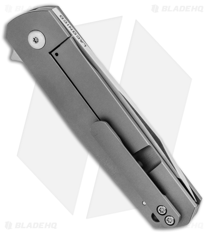 Alliance Designs Laconico EZE Flipper Knife Titanium (3" Hand Satin)