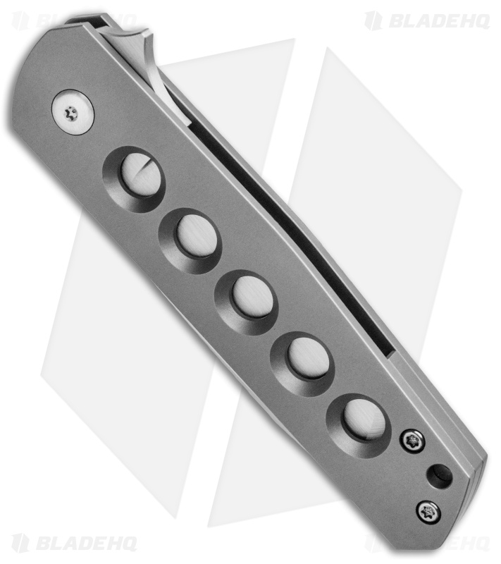 Alliance Designs Laconico EZE Flipper Knife Titanium (3" Hand Satin)