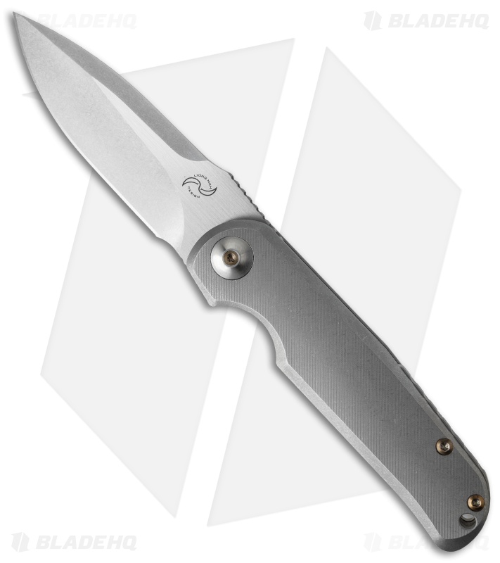 Liong Mah SDC Slim Daily Carry Frame Lock Knife Titanium (3.75" Satin SW)