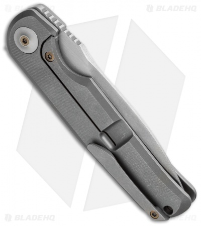 Liong Mah SDC Slim Daily Carry Frame Lock Knife Titanium (3.75" Satin SW)