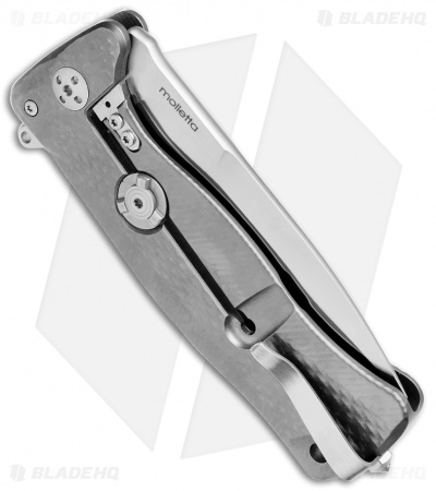 LionSteel SR-11 Integral Frame Lock Knife Titanium (3.6" Satin)