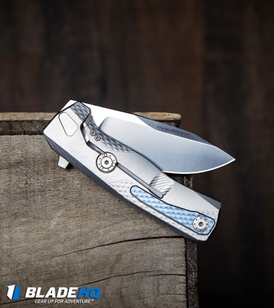 LionSteel ROK Integral Frame Lock Knife Gray Titanium (3.4" Satin) 