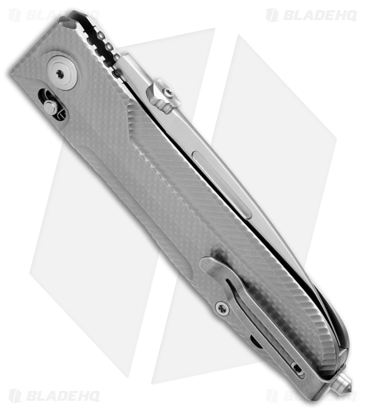 LionSteel Big Daghetta Folding Knife Titanium (3.7" Satin)