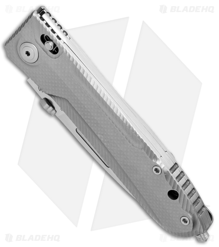 LionSteel Big Daghetta Folding Knife Titanium (3.7" Satin)