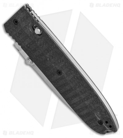 LionSteel Daghetta Carbon Fiber / G-10 Folding Knife (3.25" Satin) Italy 8700FC