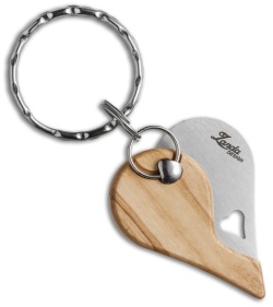 LionSteel LionBeat Folding Keychain Knife Olivewood (1.125&quot; Satin)  | 44737