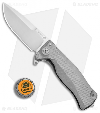 LionSteel SR-11 Integral Frame Lock Knife Titanium (3.6" Satin)