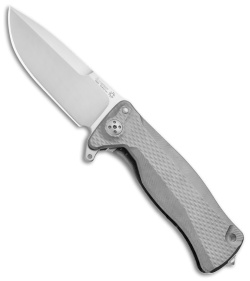 LionSteel SR-11 Integral Frame Lock Knife Titanium (3.6" Satin)