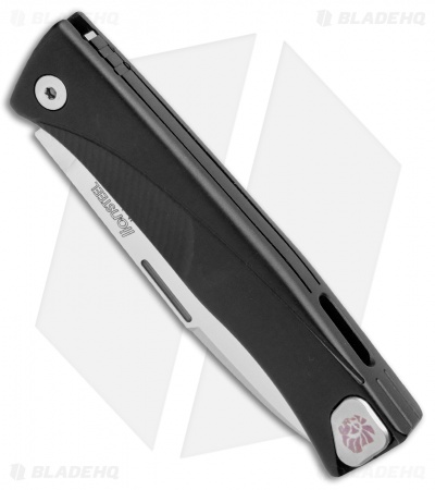 LionSteel Thrill Integral Slip Joint Knife Black Aluminum (Satin) TL-A-BS