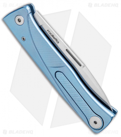LionSteel Thrill Integral Slip Joint Knife Blue Titanium (Satin) TL-BL
