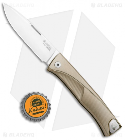 コリンシアン　ワールドグレーツ　ゾフ　ロッシ　ディ・ステファノ　ダルグリッシュ LionSteel Thrill - Integral Slip Joint Knife | Bronze Ti | Blade HQ