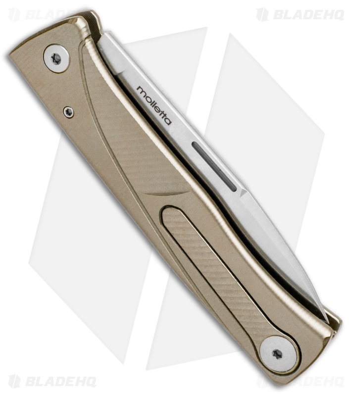 LionSteel Thrill Integral Slip Joint Knife Bronze Titanium (Satin) TL-BR