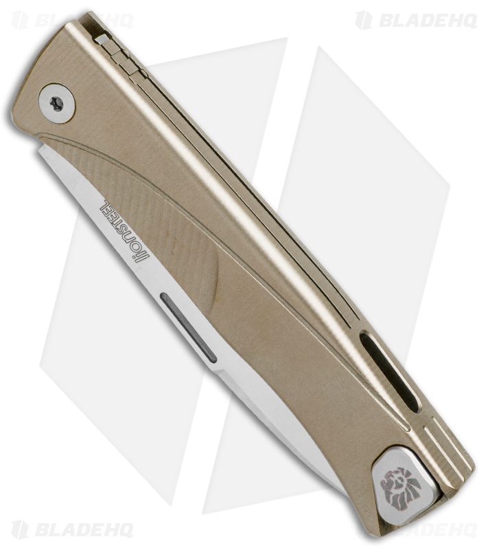 LionSteel Thrill Integral Slip Joint Knife Bronze Titanium (Satin) TL-BR