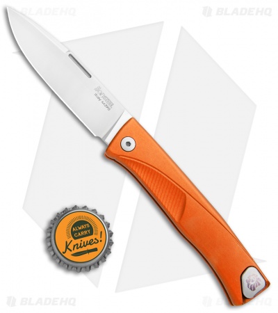 LionSteel Thrill Integral Slip Joint Knife Orange Al (Satin) TL-A-OS