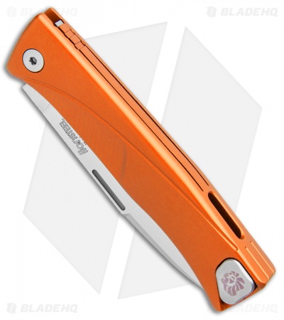 LionSteel Thrill Integral Slip Joint Knife Orange Al (Satin) TL-A-OS