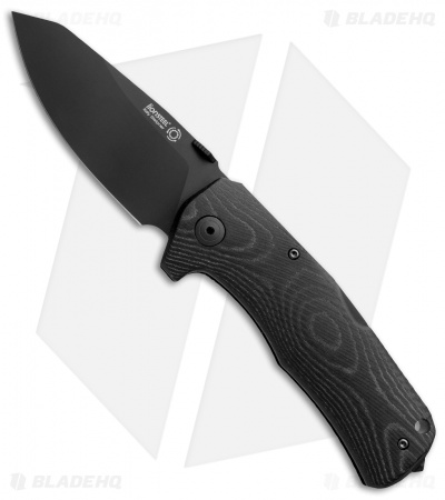 LionSteel TM1 Lockback Knife Black Micarta (3.5" Black)