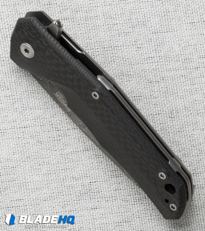 LionSteel Three Rapid CF (Damascus) TREDR - Blade HQ