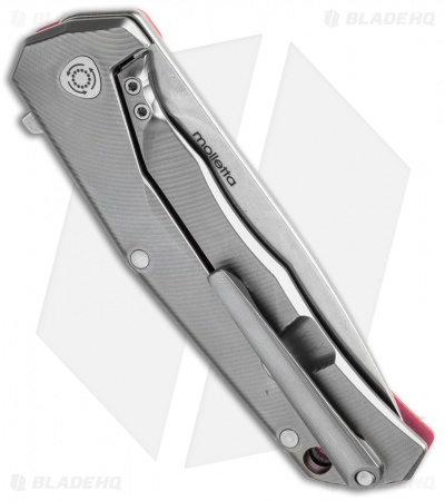 LionSteel TRE Flipper Frame Lock Knife Pink G-10 (2.9" Stonewash)