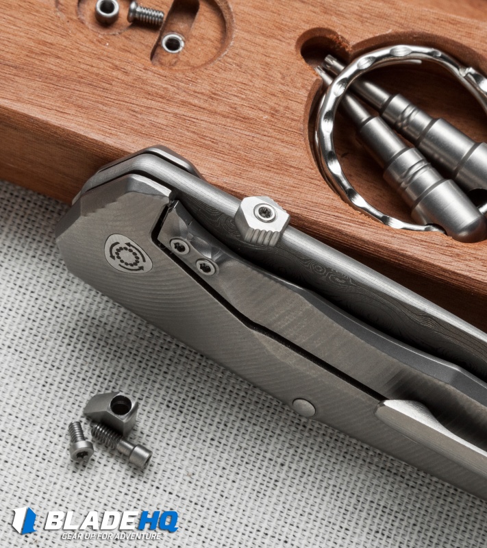 LionSteel TRE Three Rapid Exchange Flipper Knife Titanium (2.8