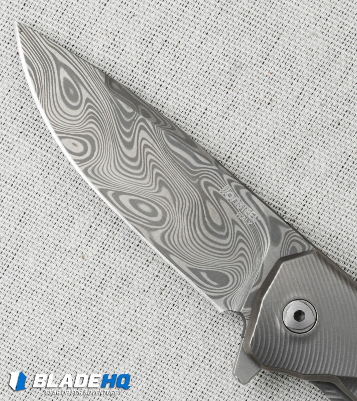 Lion Steel TRE Three Rapid Exchange Flipper Knife Titanium (2.8