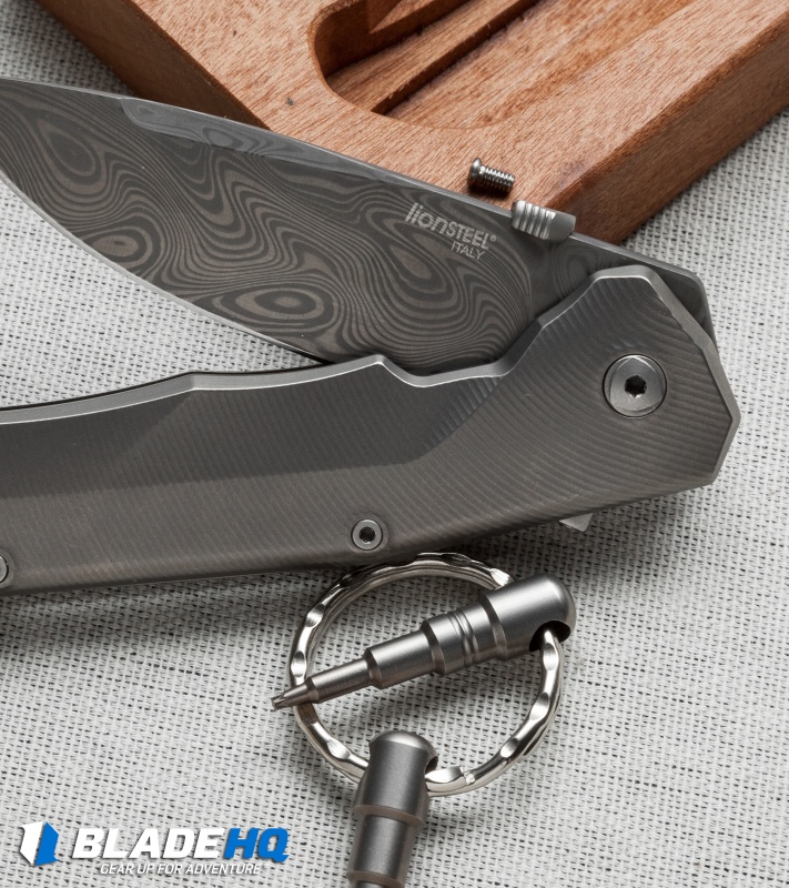 Lion Steel TRE Three Rapid Exchange Flipper Knife Titanium (2.8