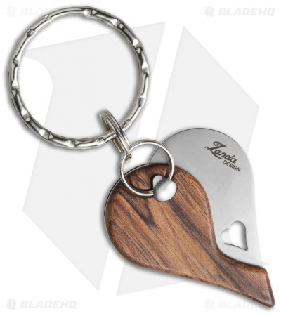 LionSteel LionBeat Folding Keychain Knife Santos Wood (1.125" Satin) 