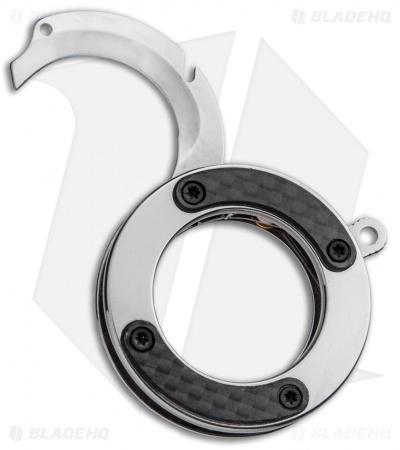 Mantis Vicious Circle Folding Neck Knife Carbon Fiber (1.25" Polished) MK14PCF