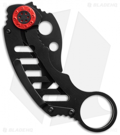 Mantis Cinq 1 Karambit Fighter Knife (2" Black ) MK-1