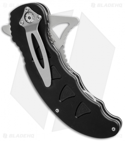 Mantis Snaggletooth 1 Liner Lock Knife (2.5" Bead Blast Serr) MKF-813