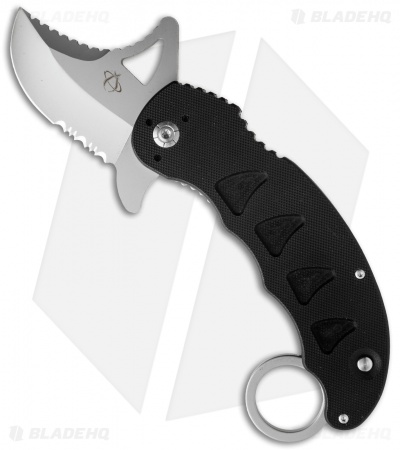 Mantis Snaggletooth 1 Liner Lock Knife (2.5" Bead Blast Serr) MKF-813