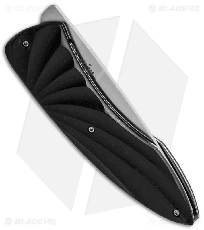 Maserin Fly Liner Lock Knife Black G-10 (3.375" Satin) 383/G10N