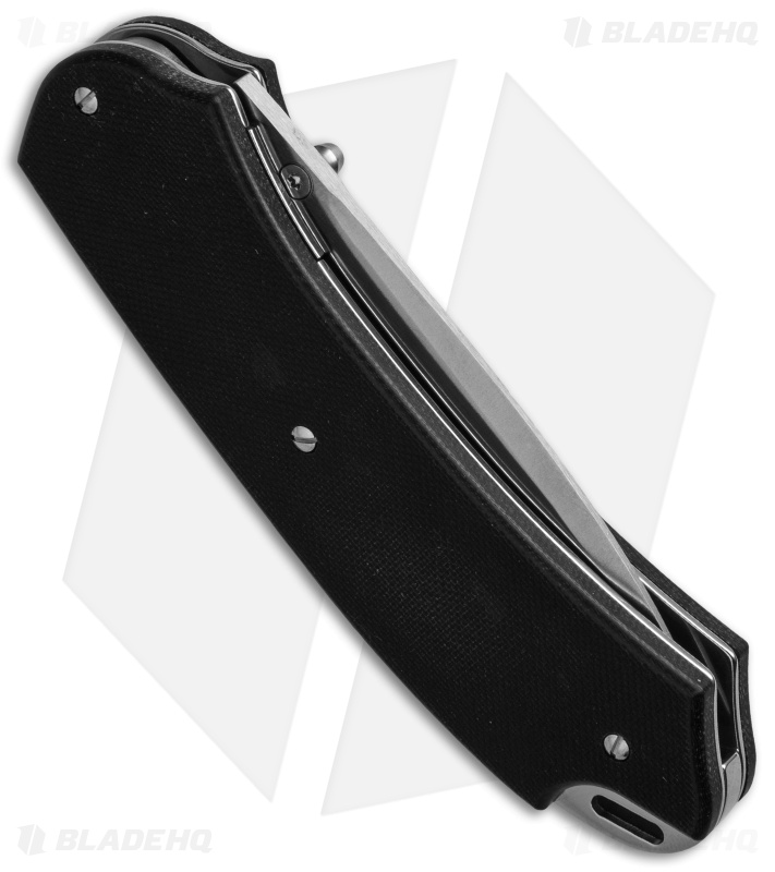 Maserin Birdland Liner Lock Knife Black G-10 (3" Satin) 396/G10N