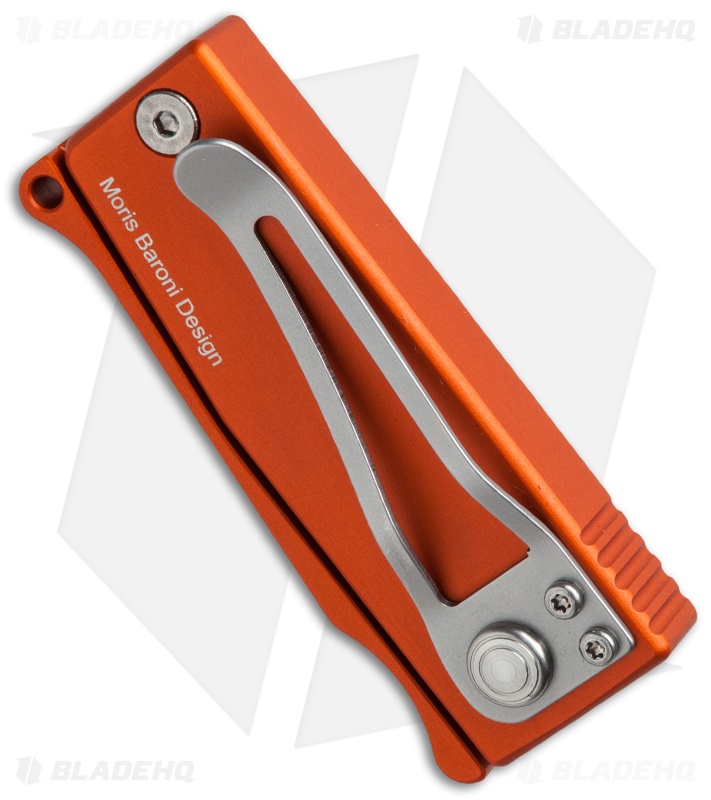 Maserin Sghembo Knife Orange Aluminum (2" Bead Blast) 565/A