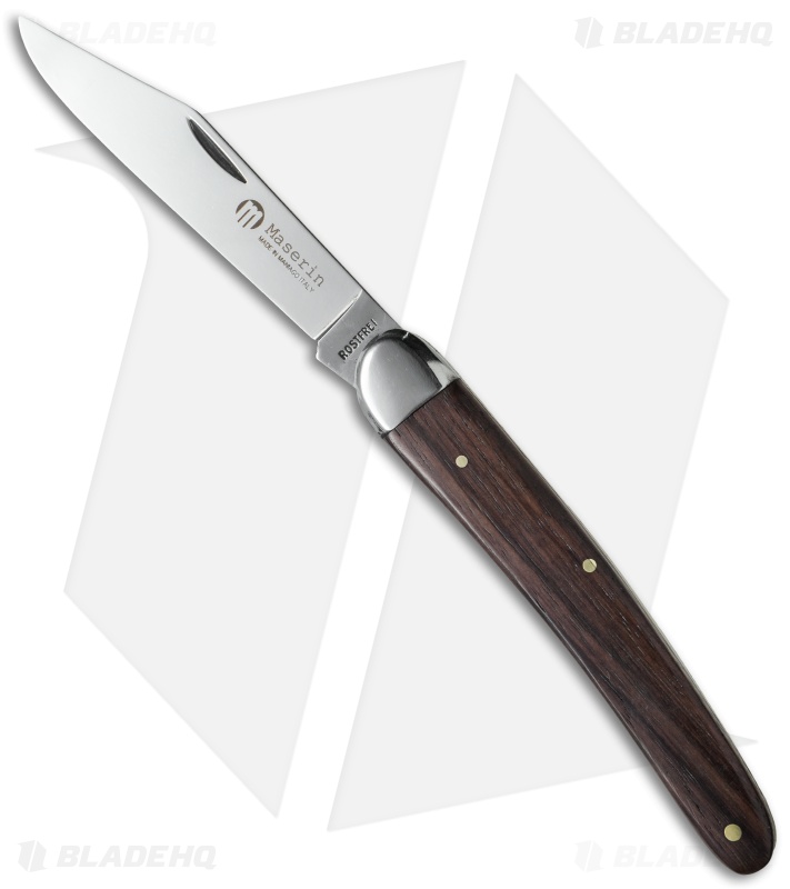 Maserin Clip Point Slip Joint Knife Rosewood (3.25" Mirror) 981