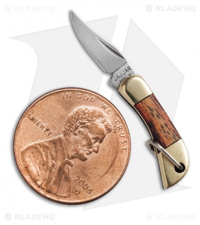 Maserin Mignon Miniature Slip Joint Knife Wood (0.51" Satin) 699/T