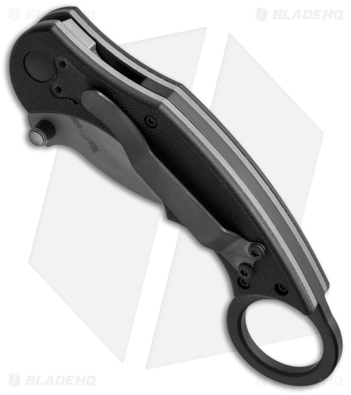 Max Venom Direct Impact Karambit (DIK) Folding Knife (2.4" Bead Blast)