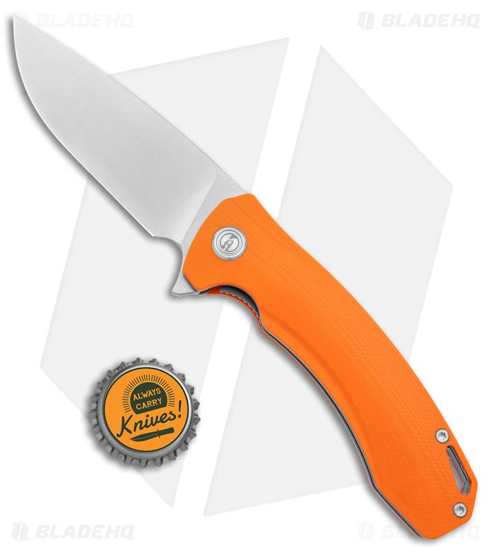 Maxace Balance-K Liner Lock Knife Orange G-10 - Blade HQ
