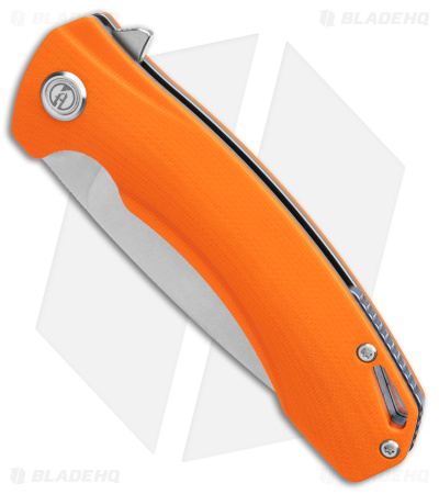 Maxace Balance-K Liner Lock Knife Orange G-10 (3.75" SW)